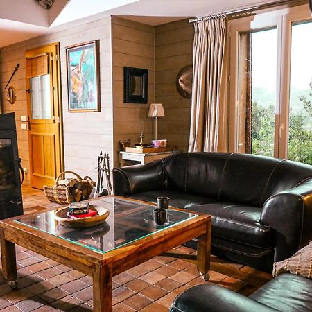 Chalet Chaleureux A Marigny-L'Eglise Avec Vue Sur Lac Et Montagne エクステリア 写真