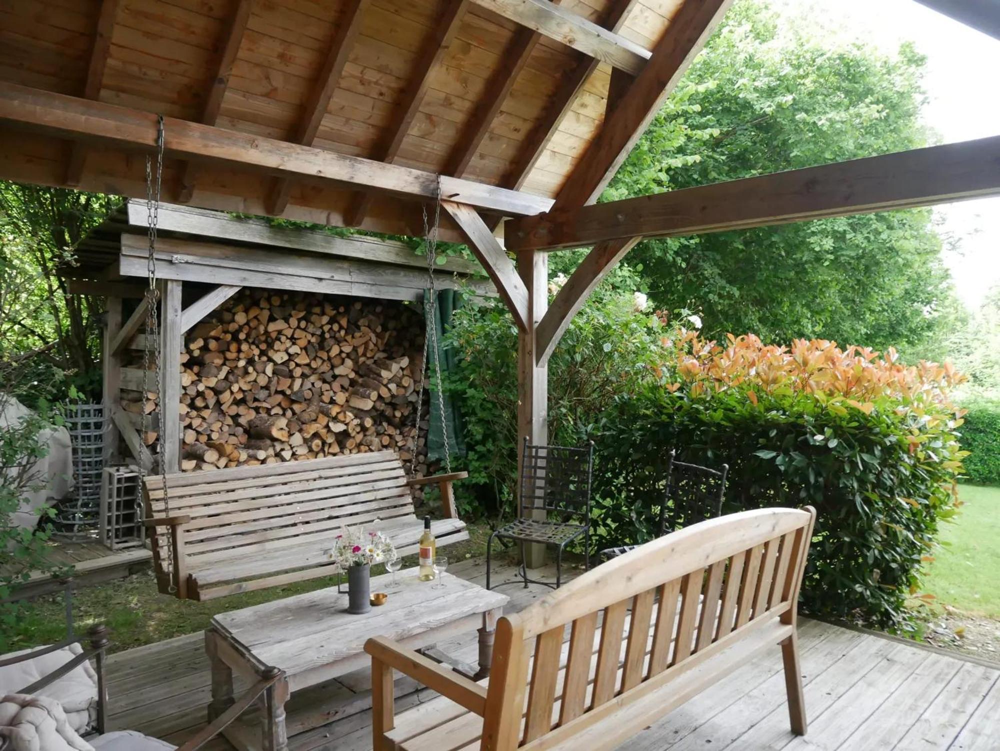 Chalet Chaleureux A Marigny-L'Eglise Avec Vue Sur Lac Et Montagne エクステリア 写真